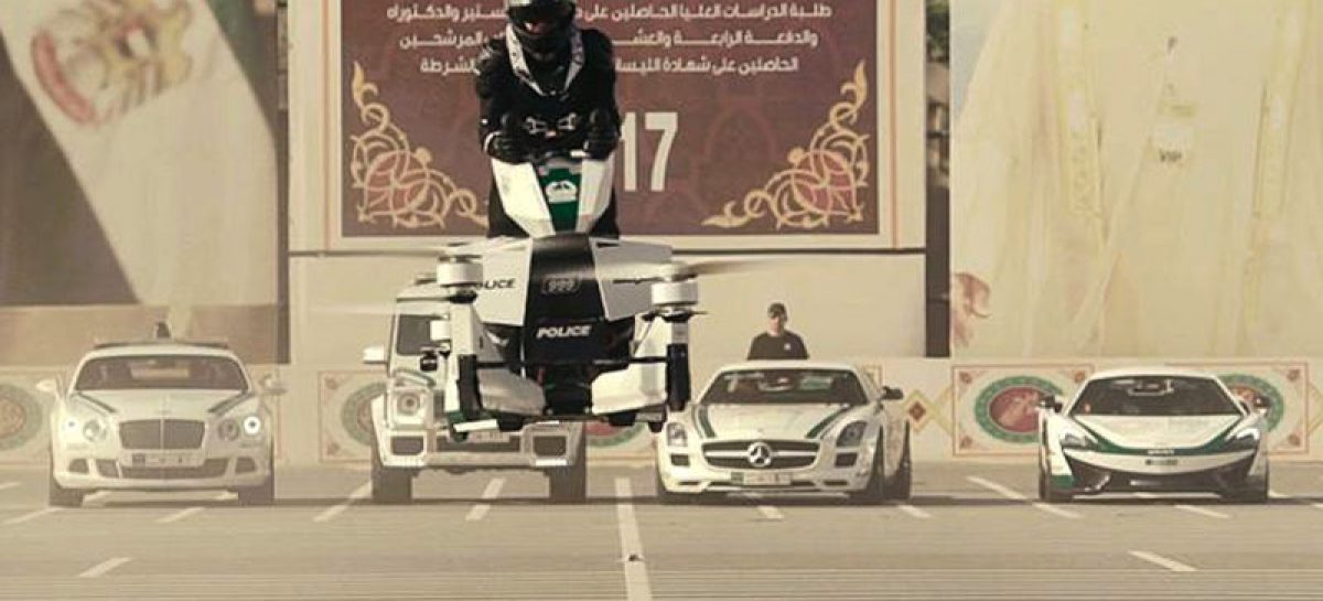 Полицейские Дубая пересядут на летающие мотоциклы из России