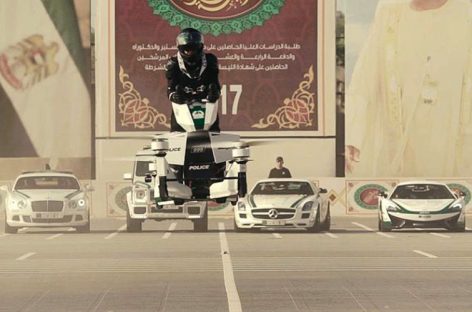 Полицейские Дубая пересядут на летающие мотоциклы из России