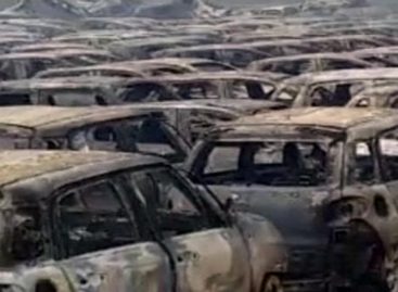 Сотни новых Maserati уничтожены пожаром в Савоне