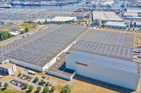 Самая крупная крыша с солнечными батареями заработала на предприятии Nissan в Нидерландах