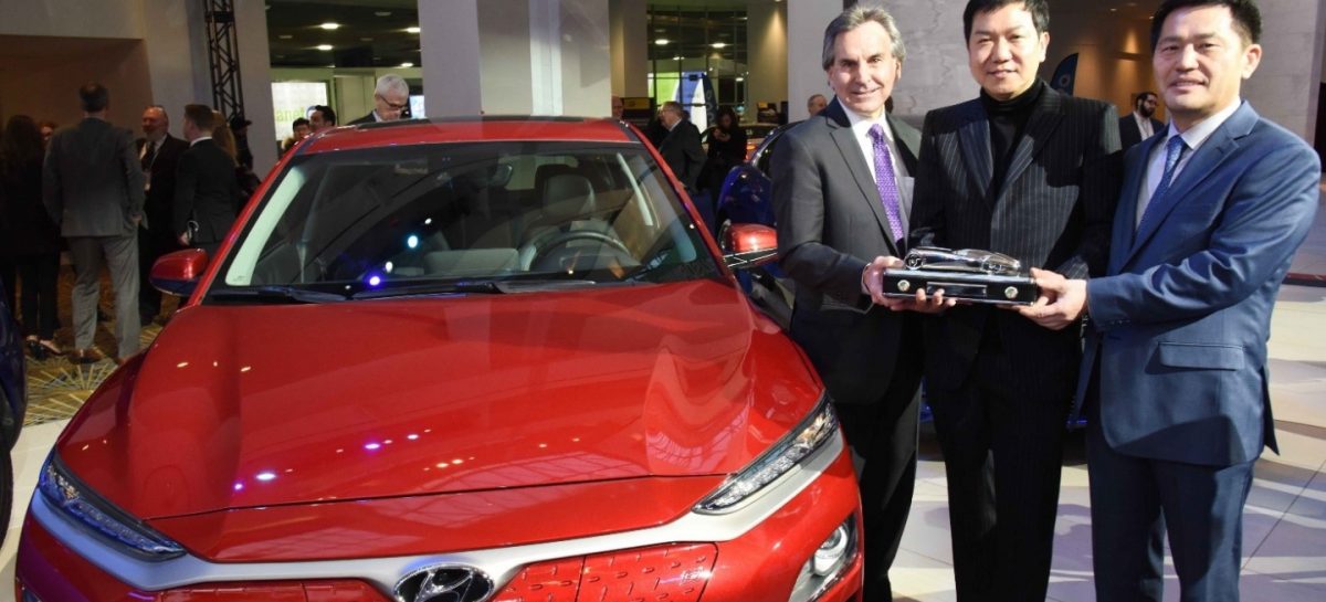 Hyundai Kona и Kona Electric CUV выиграли престижную награду