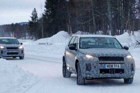 Зимние тесты Land Rover Discovery Sport 2020