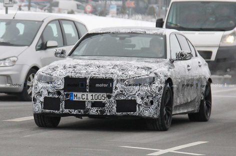 Новую BMW M3 вывели на дорожные тесты
