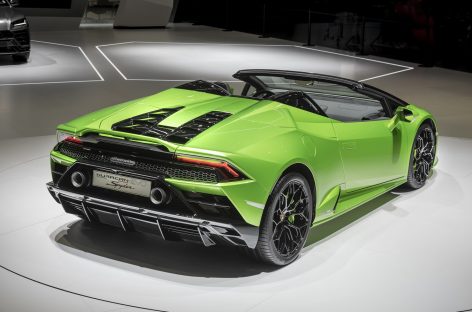 Компания Automobili Lamborghini представила две новые модели: Huracán EVO Spyder и Aventador SVJ Roadster