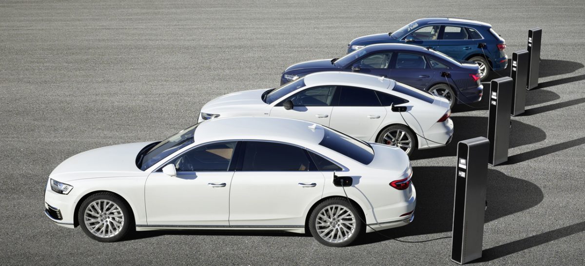 Audi представит гибридные версии моделей Audi A8, Audi A7 Sportback, Audi A6 и Audi Q5