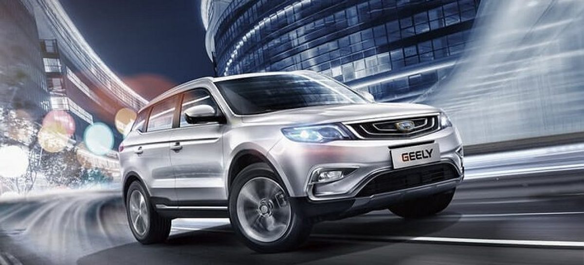 Geely Atlas стал лидером продаж среди китайских автомобилей в России