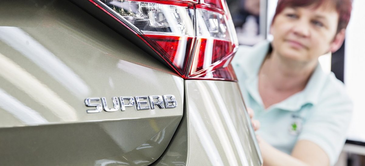 Важная веха: произведен 500-тысячный Škoda Superb третьего поколения