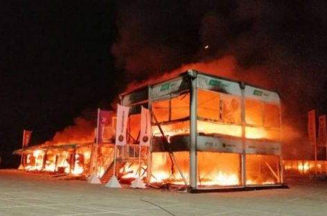 Пожар уничтожил все байки во время тестов в Хересе