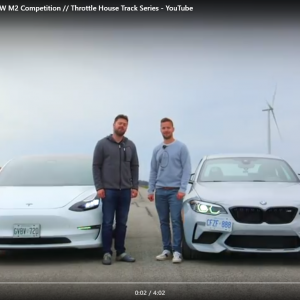 Дрэг-битва Tesla Model 3 и BMW M2 Competition: кто займет первенство