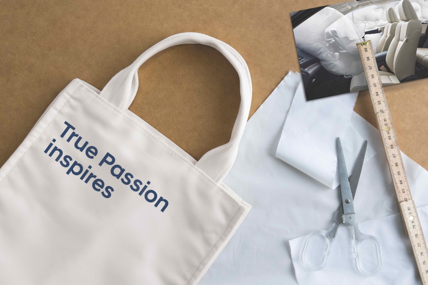 4_FWWC Museum_True Passion eco-bag made w upcycled airbag material_low res