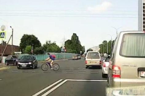 ДТП на пешеходном переходе: неспешившийся велосипедист – беда для водителя