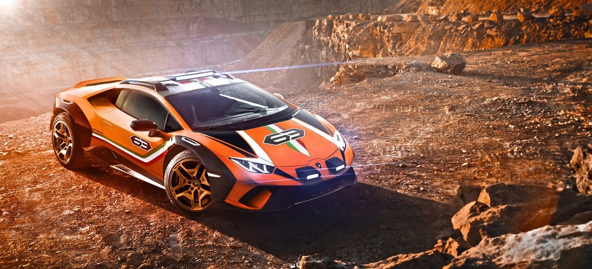 Cуперкар Lamborghini Huracan Sterrato Concept покоряет новые горизонты