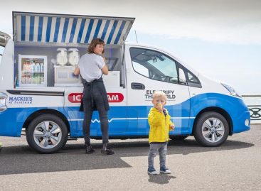 Nissan разработал концептуальный фургон для мороженого с нулевыми выбросами