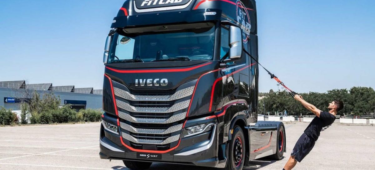 Iveco Fit Cab — грузовой автомобиль с тренажерами для фитнеса