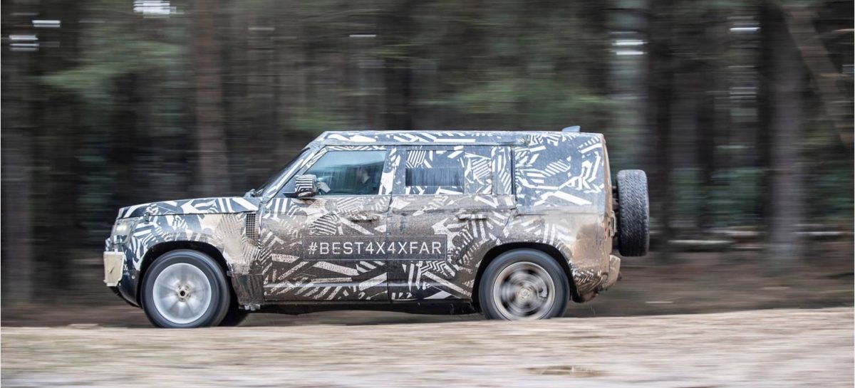 Компания Jaguar Land Rover представляет прототип Defender  на Фестивале скорости в Гудвуде