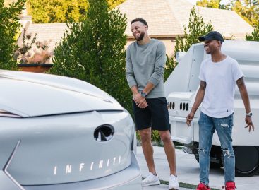 Infiniti и звезда НБА Стивен Карри вместе снимают серию роликов для YouTube
