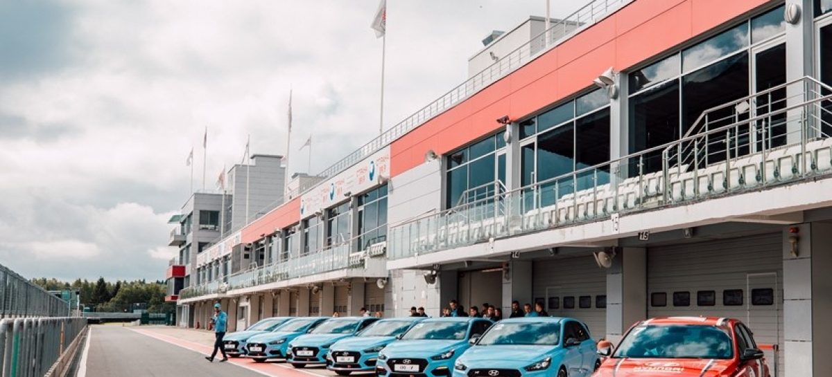 Масштабные тест-драйвы Hyundai i30 N на Moscow Raceway