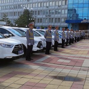 138 кроссоверов JAC S3 поступили на службу в казахстанскую полицию