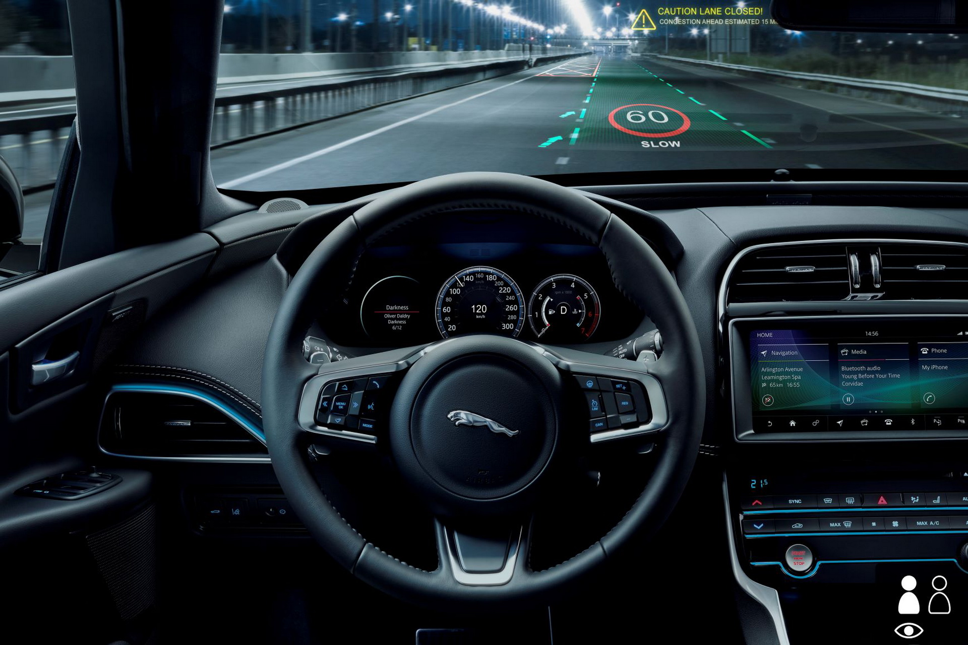 Jaguar Land Rover представил проекционный дисплей с поддержкой иммерсивных 3D-изображений