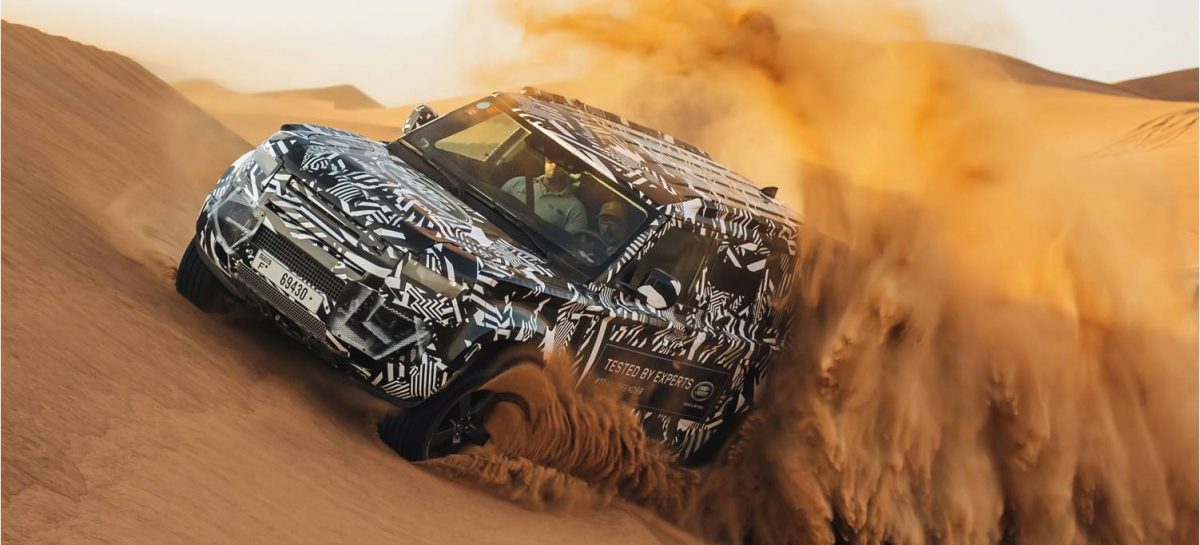 Новый Land Rover Defender прошел испытания в пустыне