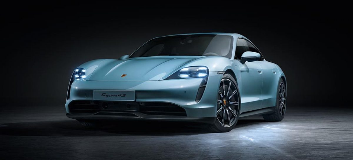 Еще один новый электрический спорткар Porsche Taycan 4S