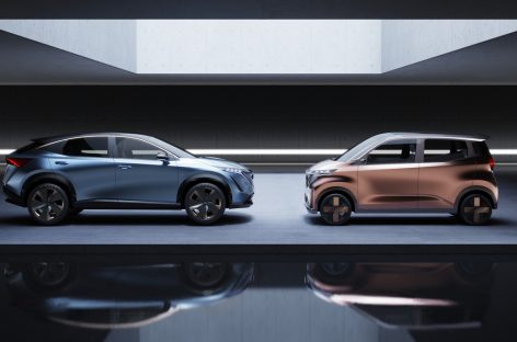 Nissan объявляет о наступлении новой эры дизайна и динамичности, представляя два электромобиля на автосалоне в Токио