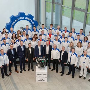 Volkswagen Group Rus отмечает производство 500000-ного двигателя на заводе в Калуге