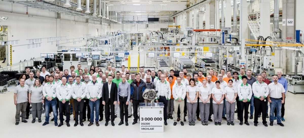 На заводе Škoda Auto во Врхлаби выпущена трехмиллионная по счету автоматическая коробка передач DQ200