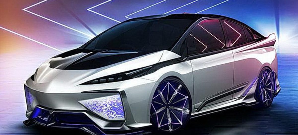 Toyota показала Prius с обвесом, который светится изнутри