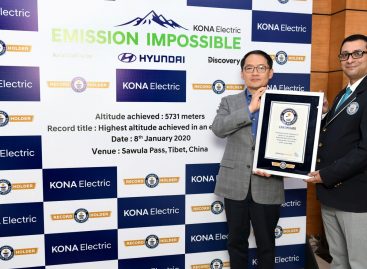 Hyundai Kona Electric установила новый рекорд Гиннесса