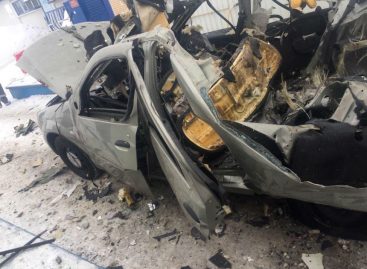 В Башкирии автомобиль с газовым баллоном разорвало на куски прямо на АЗС