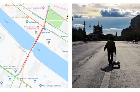 Немецкий художник создал виртуальные пробки в Google Maps