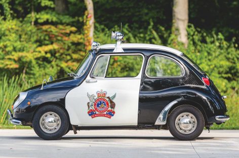 На аукцион выставлен самый милый полицейский автомобиль всех времен