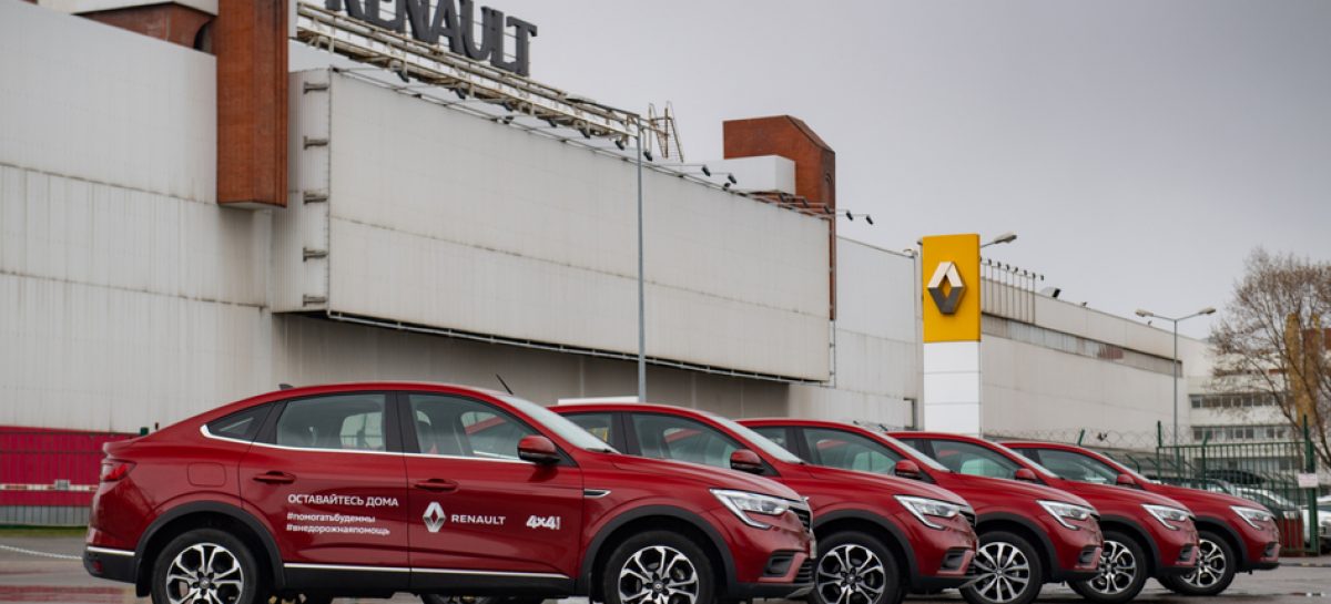 Renault Arkana на службе в волонтерском движении