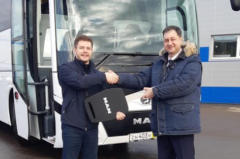 Первый туристический автобус MAN Lion’s Coach отгружен для Госкорпорации «Росатом»