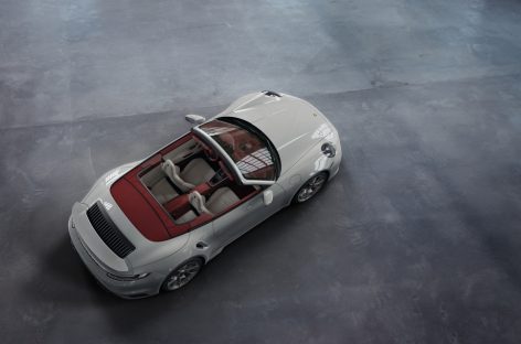 Элегантный двухцветный кожаный салон от Porsche Exclusive Manufaktur