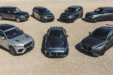Jaguar Land Rover анонсирует результаты продаж автомобилей подразделения Special Vehicle Operations в 2019/20 фискальном году