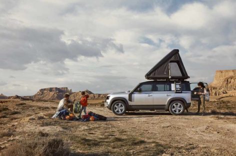 Палатку на крышу нового Defender от Land Rover и Autohome