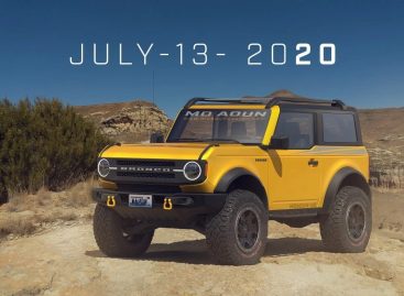 До презентации обновленного внедорожника Ford Bronco в металлическом кузове осталось около двух недель