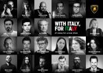 «С Италией. Для Италии» - грандиозный фотопроект Lamborghini
