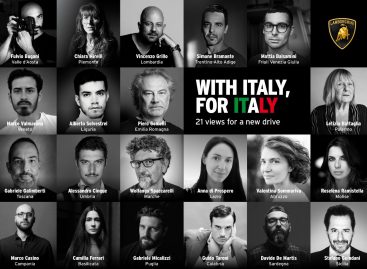 «С Италией. Для Италии» – грандиозный фотопроект Lamborghini