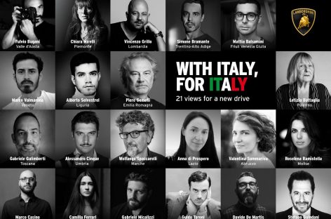 «С Италией. Для Италии» – грандиозный фотопроект Lamborghini