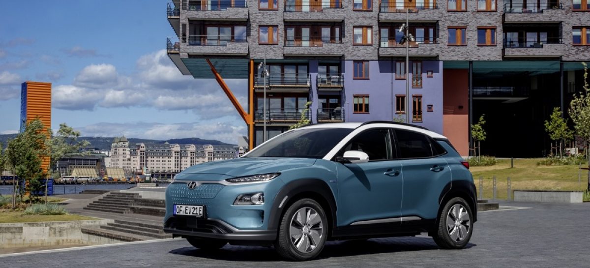 Hyundai Kona Electric достиг отметки в 100 000 проданных по всему миру автомобилей