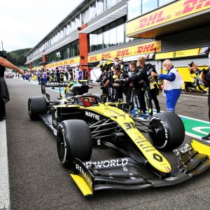 Renault DP World F1 Team на Гран-при Бельгии