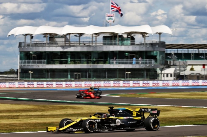Renault dp world f1 team на гран-при Великобритании