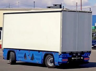 КАМАЗ показал грузовой электрический беспилотник КАМАЗ-3373 “Челнок”