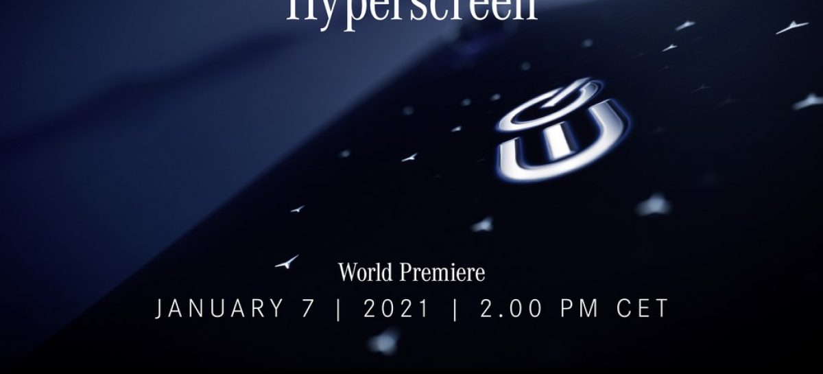 Впечатляющее начало нового года: Mercedes-Benz представляет MBUX Hyperscreen