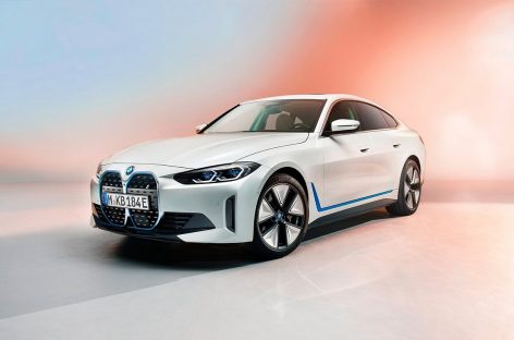 BMW официально показала новый электрический седан BMW i4