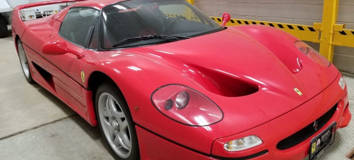 Эту Ferrari F50 угнали 18 лет назад и никто не знает, кто ее владелец
