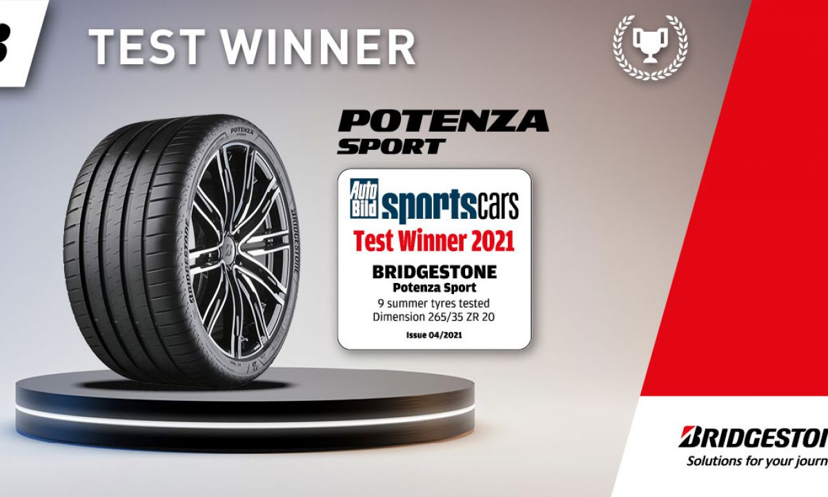 Новая спортивная шина высшего класса»: Bridgestone Potenza Sport названа  победителем теста спортивных шин 2021 года от журнала AutoBild sportscars |  AMSRUS